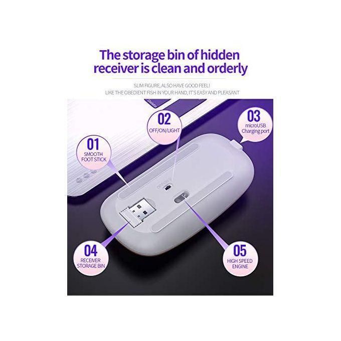Wireless Bluetooth RGB Backlit Mouse