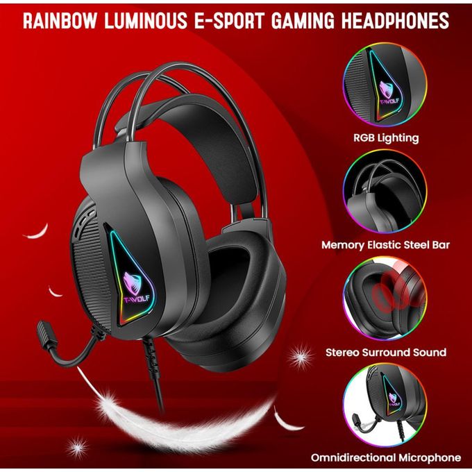 4 In 1 SET Computer USB Wired Keyboard Mouse Set Gaming Headphone Mouse Pad Mouse And Keyboard Combos