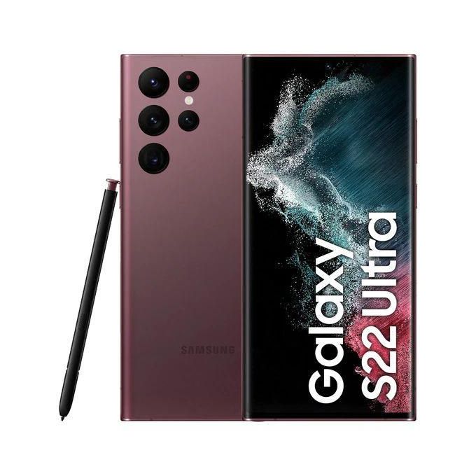 Samsung Galaxy S22 Ultra 5G - 6.8" 256GB/12GB, Single SIM +eSIM - Burgundy