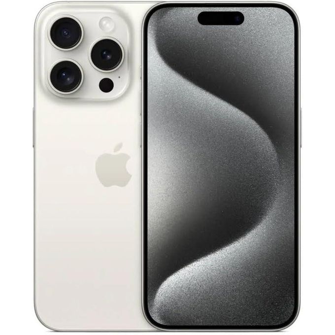 Apple iPhone 15 Pro 6.1" - 256GB ROM, 8GB RAM - Single Sim - White Titanium