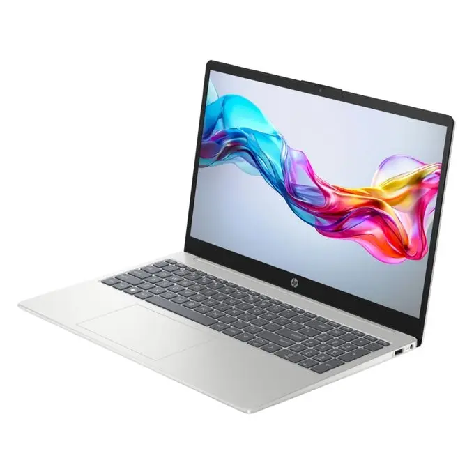 Hp Laptop AI 15-fd2747nr – Intel Core Ultra 7 255U, 16GB RAM, 512GB SSD, 15.6" FHD IPS Touchscreen, Windows 11 Home, Natural Silver - Hover